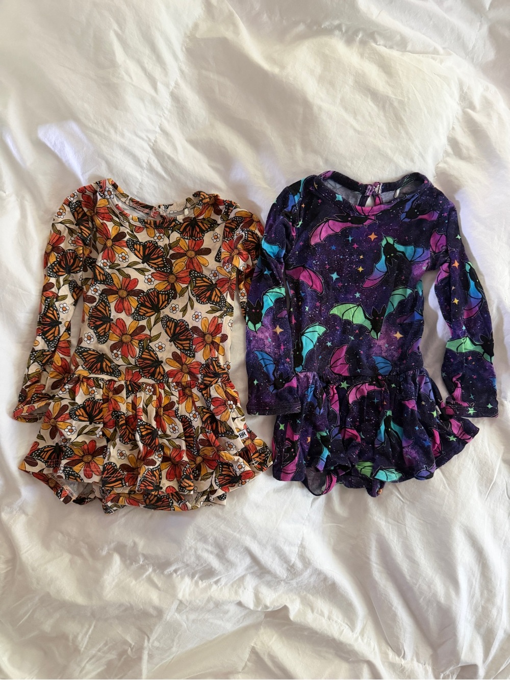 B&R Fall/Halloween Long Sleeve Bodysuit Dress Bundle